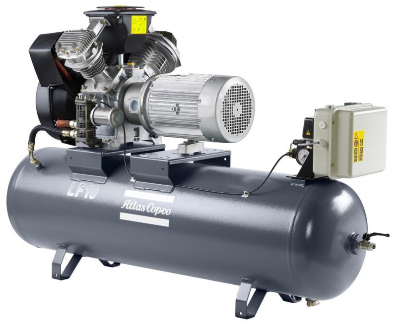 Поршневой компрессор Atlas Copco LT 2-15 (1ph) Receiver Mounted Unsilenced