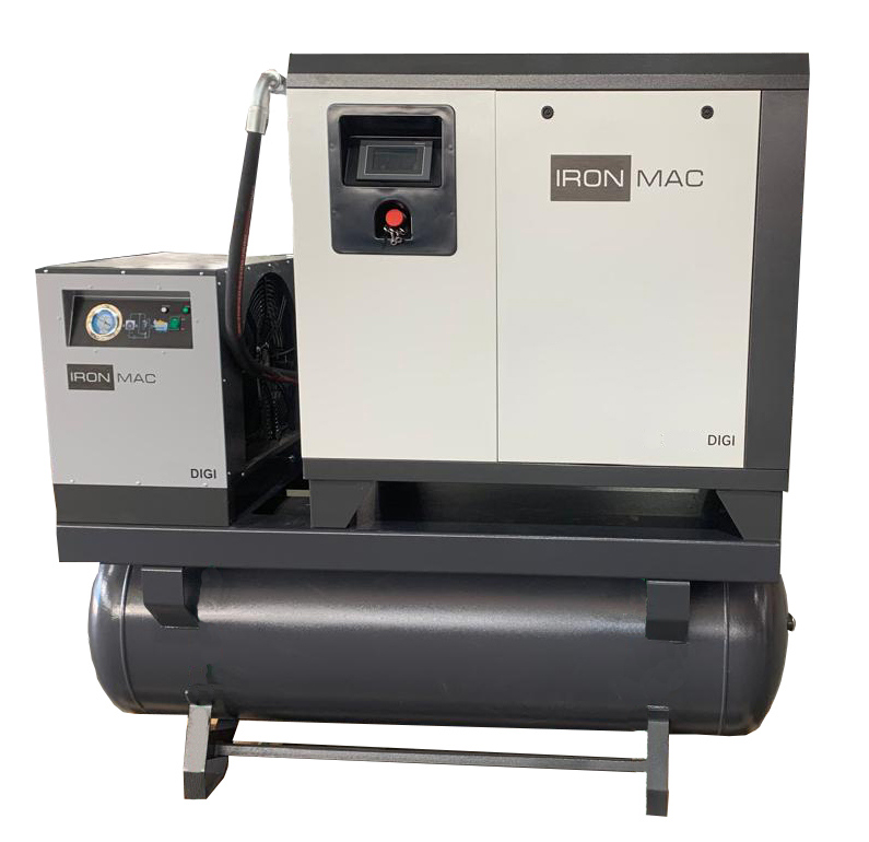 Винтовой компрессор IRONMAC IC 7,5/8 DIGI DF 500L